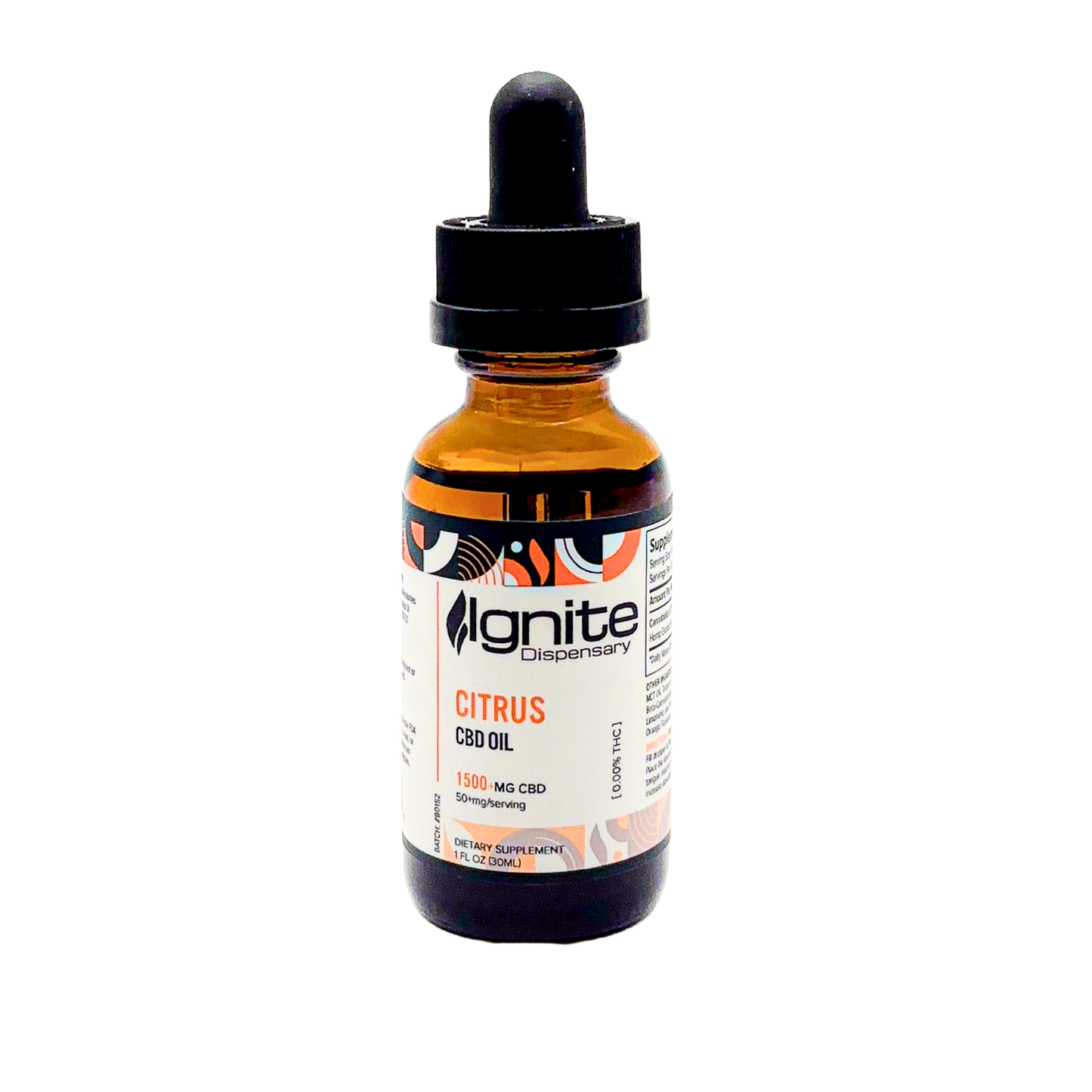 Ignite Isolate Tincture Citrus 1500mg