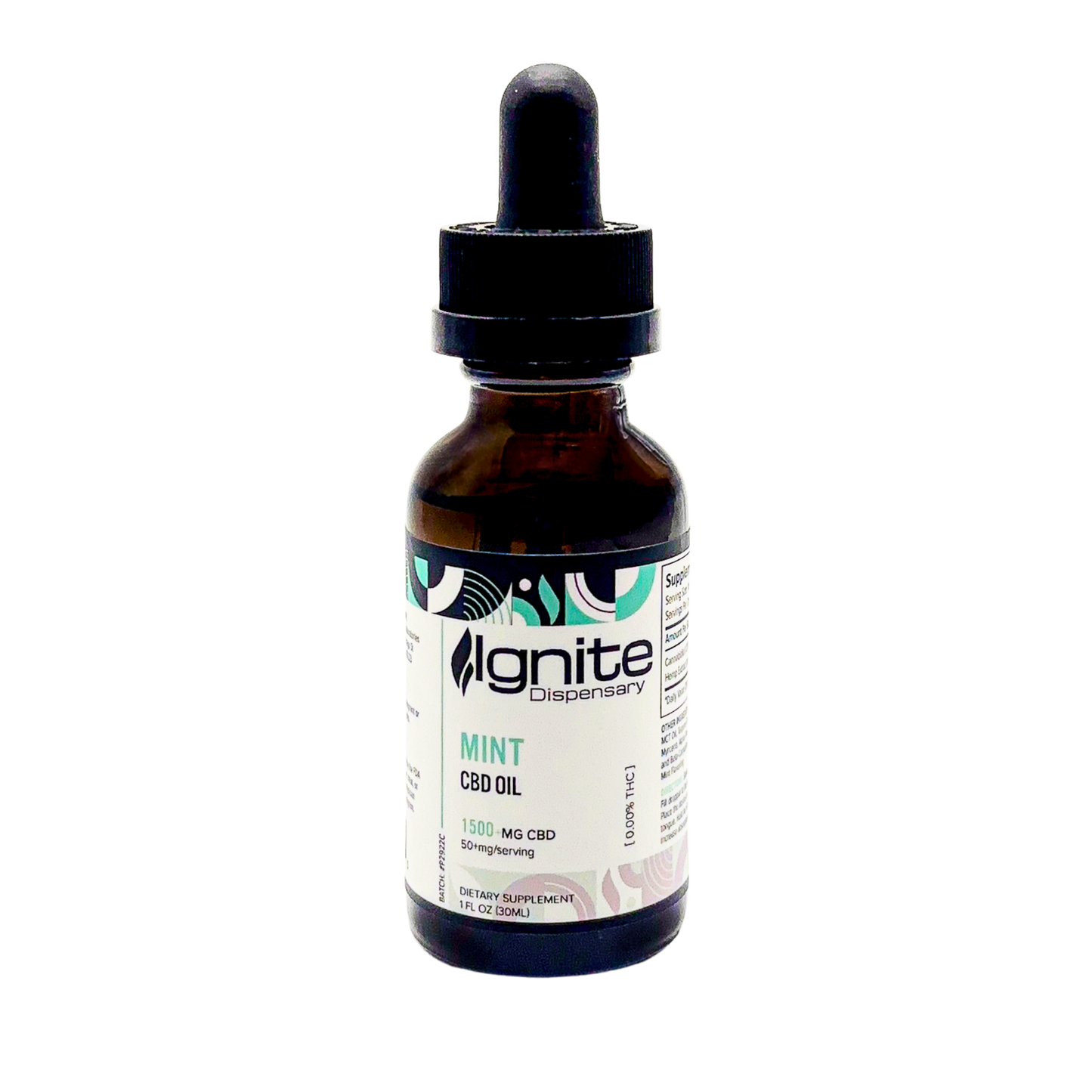 Ignite Isolate Tincture Mint 1500mg