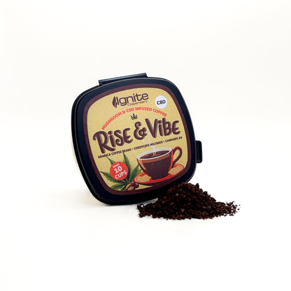 Ignite Rise & Vibe 100mg CBD Coffee