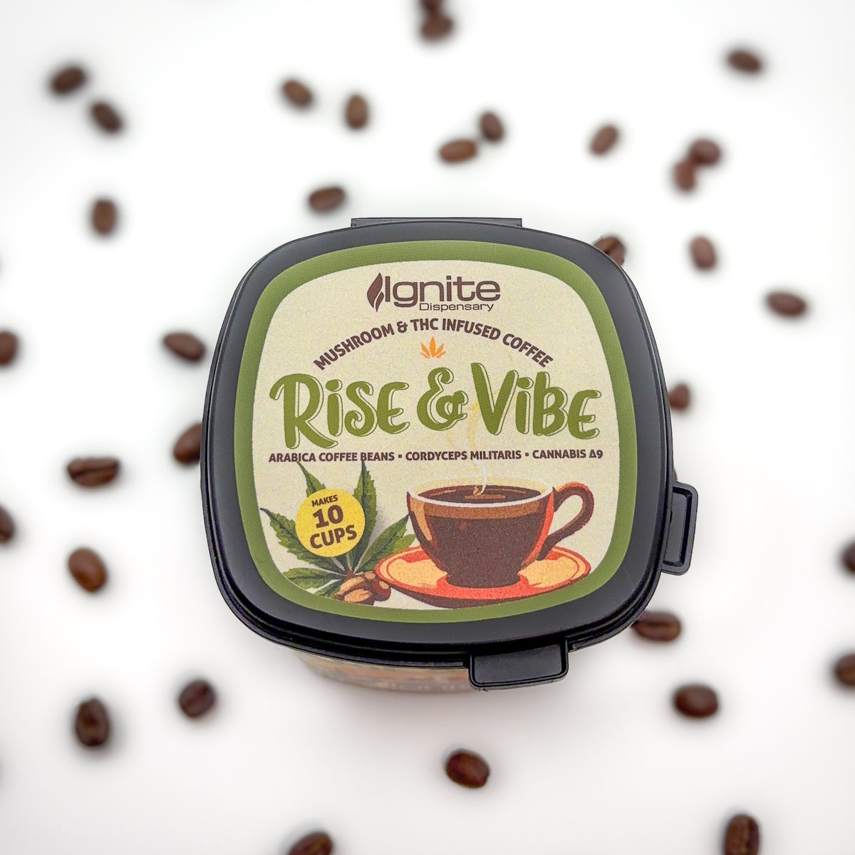 Ignite Rise & Vibe 50mg D9 Coffee