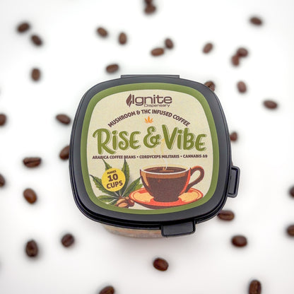 Ignite Rise & Vibe 50mg D9 Coffee