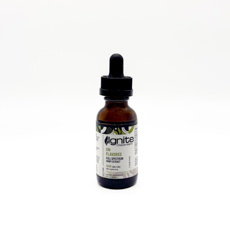 Ignite Unflavored Full Spectrum Tincture 5000mg