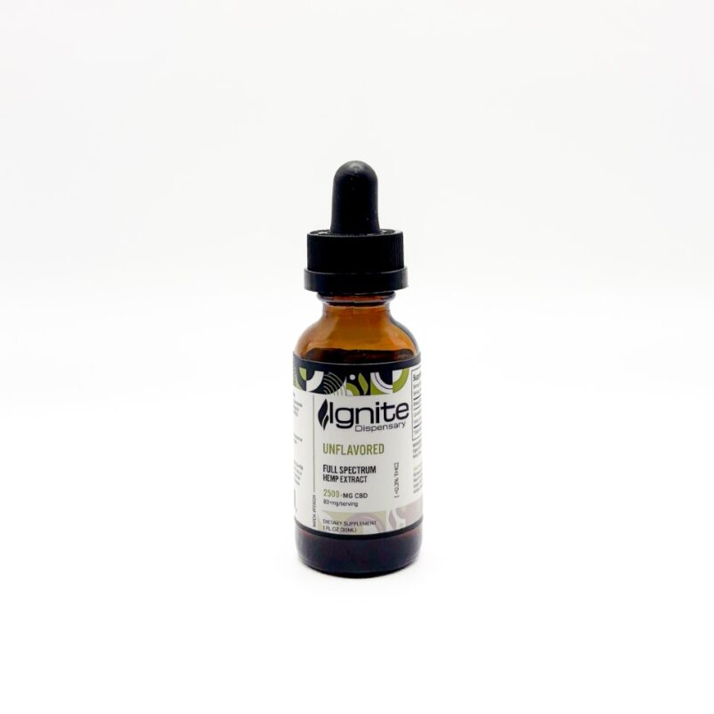 Ignite Unflavored Full Spectrum Tincture 2500mg