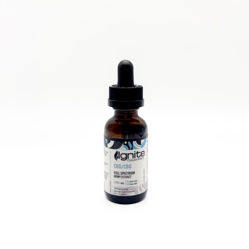 Ignite Full Spectrum CBD/CBG Tincture 1000mg