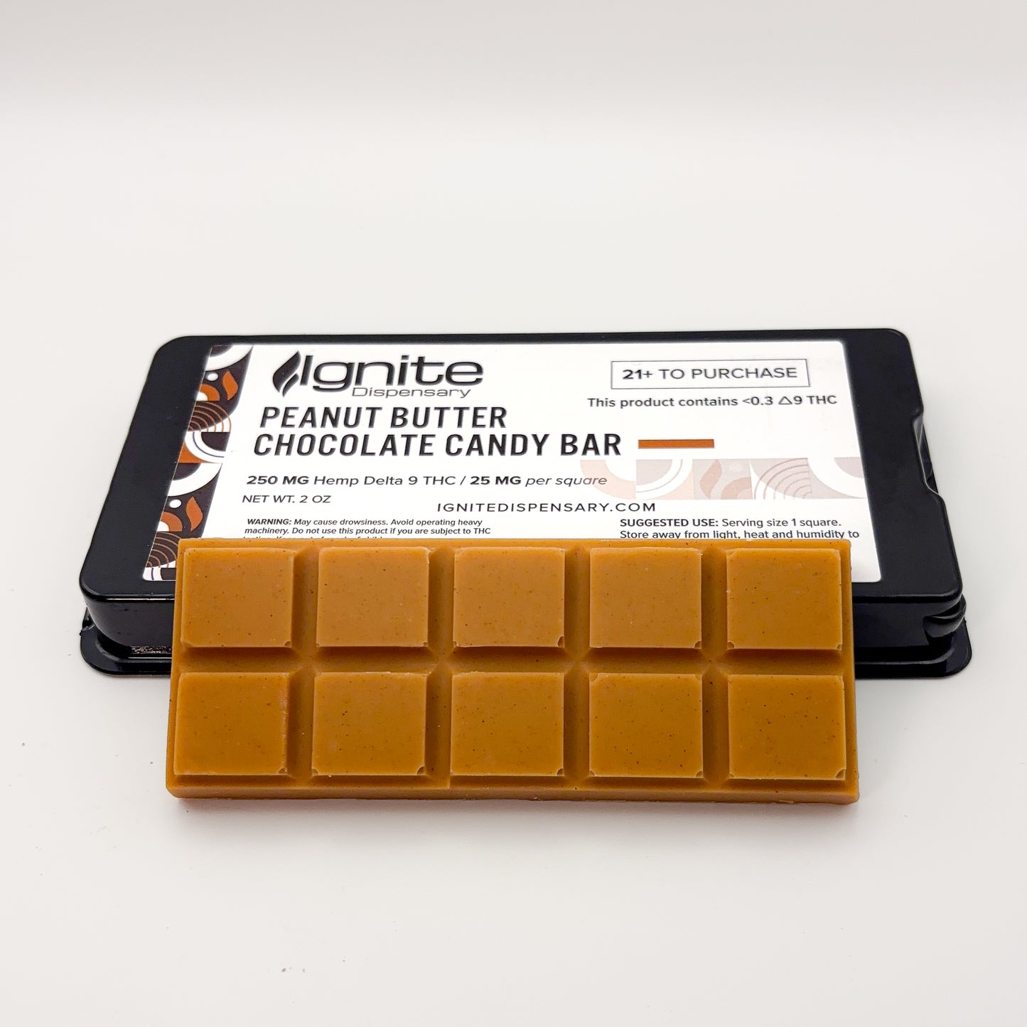 Ignite 250mg D9 Chocolate Candy Bars