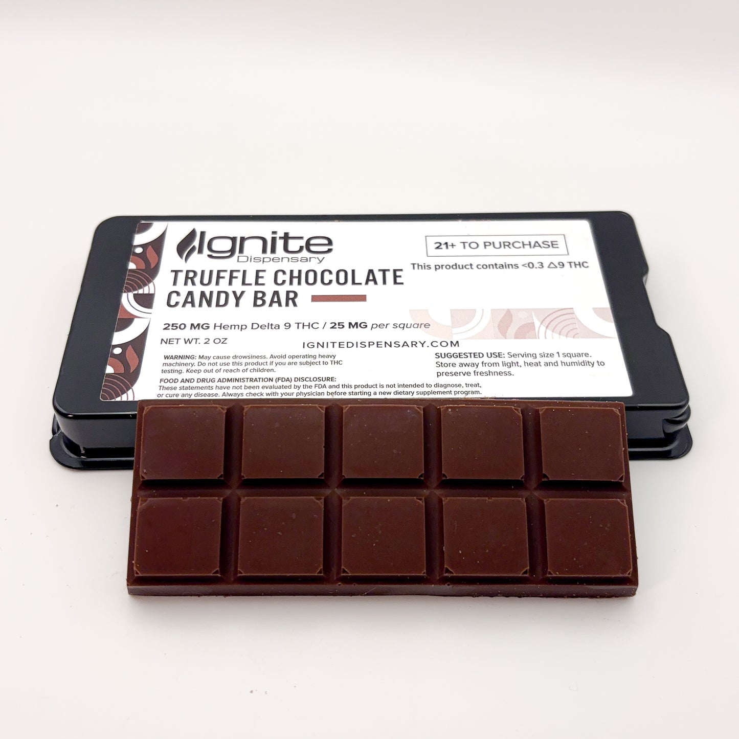 Ignite 250mg D9 Chocolate Candy Bars
