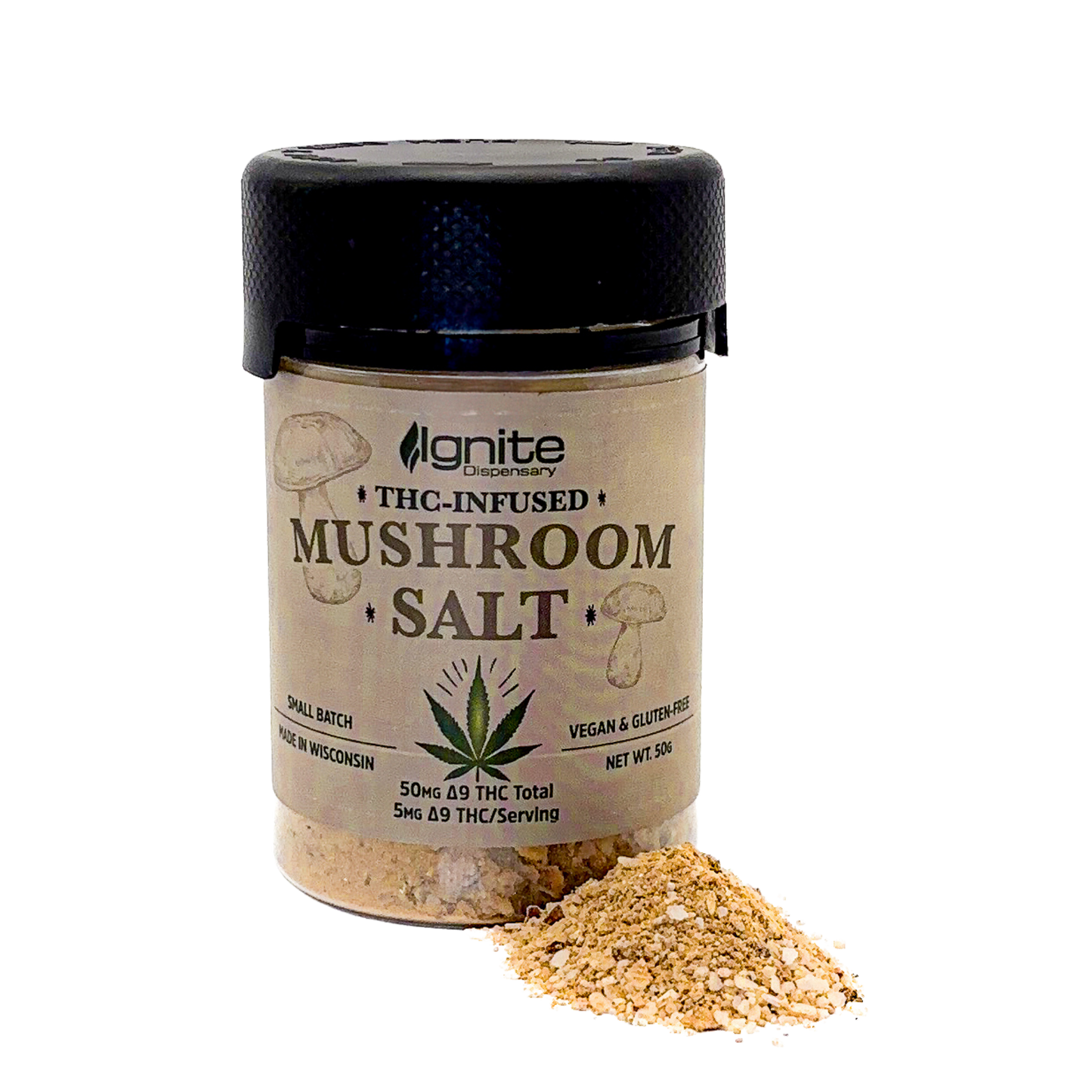 Ignite 50mg Seasoning Mushroom Salt